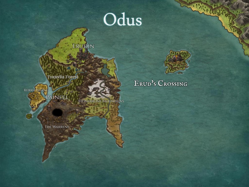 Map of Odus